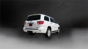 Toyota Sequoia Performance Exhaust - Single Rear Exit - CORSA Performance - Cat-Back Touring - Black - `08-`17